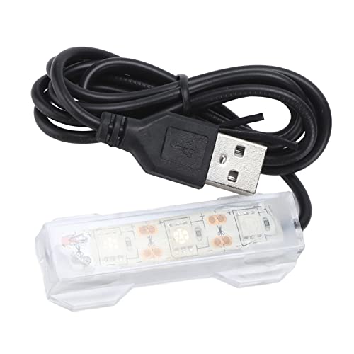 Tnfeeon Aquarium-Licht, USB-Lade-Kunststoff-Mini-Aquarium-Licht Hohe Helligkeit Buntes LED-Licht für Korallen-Wasserpflanzen und Fischhaltung Tnfeeon Aquarium-Licht, USB-Lade-Kunststoff-Mini-Aquarium-Licht Hohe Helligkeit Buntes LED-Licht für Korallen-Wasserpflanzen und Fischhaltung von Tnfeeon