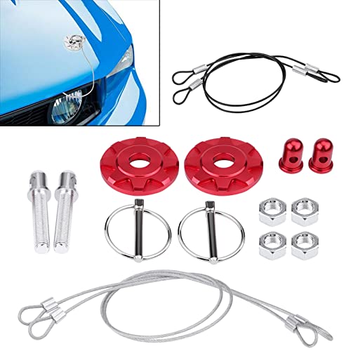 Tnfeeon Bell Pin Blocking Kit, CNC Aluminium -Legierungs -Aussehenskit, Universal for Car Modification Lovers (Rot) von Tnfeeon
