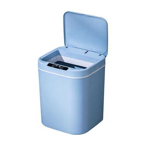 Tnfeeon Berührungsloser Mülleimer, Automatischer Bewegungssensor Müllbehälter mit Knock Open Infrared Technology 4 Gallone für Küchenbad Büro Schlafzimmer Gebrauch (15L) von Tnfeeon