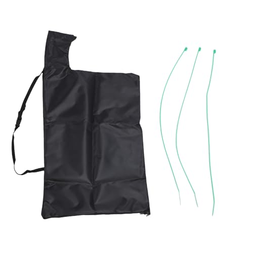 Tnfeeon Blattgebläse Ersatzbeutel, Große Kapazität Oxford Stoffblatt Vakuumbeutel, Tränenproof -Verschleiß -Proof Reißverschluss Design Griff Design Design (Black) von Tnfeeon