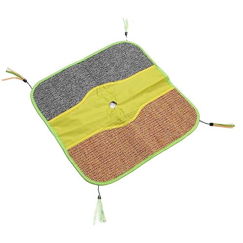 Tnfeeon Cat Scratch Play Matte Interessanter Sisal -Kratzer -Padteppich mit Saiten für Katzenkätzchen, Ungiftiges Deckenmaterial Tnfeeon Cat Scratch Play Matte Interessanter Sisal -Kratzer -Padteppich mit Saiten für Katzenkätzchen, Ungiftiges Deckenmaterial von Tnfeeon