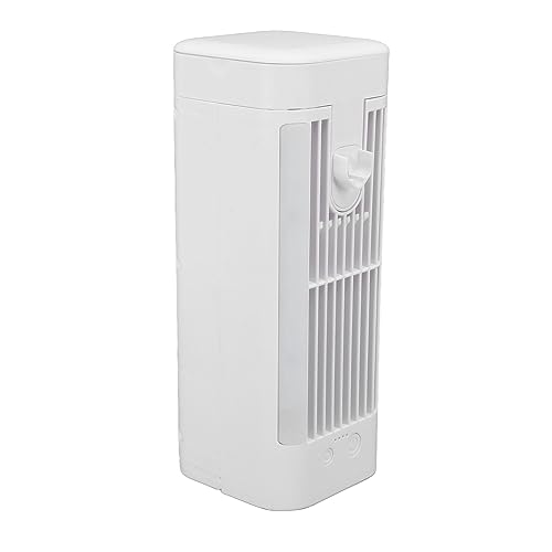 Tnfeeon Desktop -Klimaanlagenlüfter Effizienter Kühlleistung Desk Luftkühler Nachtleuchte Tragbare Mini -Luftkühler für Kleine Räume (Spray (2400 mAh)/8,5 cm x 8,5 cm x 22 cm/3,3 x 3,3) von Tnfeeon