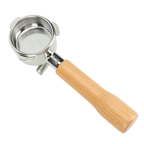 Tnfeeon Double Coffee Bacs Portafilter 54 Mm Edelstahlkorb Portafilter für 870 880 - Starke Praktizität Universal Bis Serie 8 (C1 Buche) von Tnfeeon