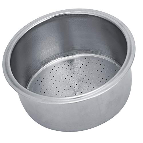 Tnfeeon Edelstahl -Kaffeefilterkorb Professional kein Gedrucktes Sieb für Kaffeemaschine, Nachhaltiges Kaffeezubehör für den Heimgebrauch von Tnfeeon