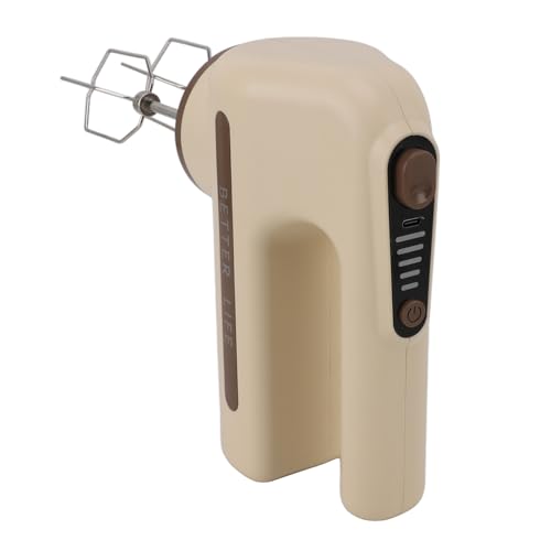 Tnfeeon Elektrischer Handmischer Whisk 5 -Geschwindigkeit Edelstahl Eierschläger für Backexperten Typ C USB Cordless Khaki von Tnfeeon