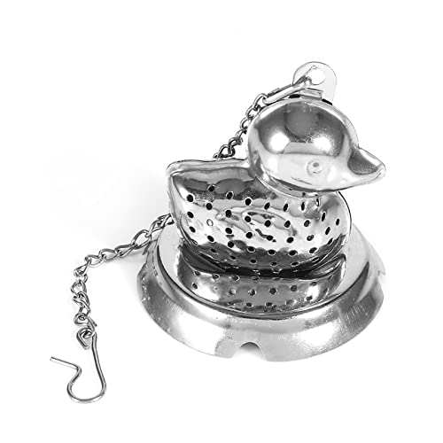 Tnfeeon Entenform Edelstahl -Tee -Infusersieb Filter Diffusor für Loses Teeblatt, für Tee Haus oder Küche, Rostlos und Langlebig Tnfeeon Entenform Edelstahl -Tee -Infusersieb Filter Diffusor für Loses Teeblatt, für Tee Haus oder Küche, Rostlos und Langlebig von Tnfeeon