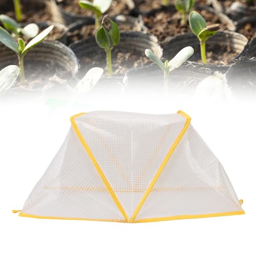 Tnfeeon Faltbares Gartenbett -Pflanzenschutz Gewächshaus -Netto -Käfigabdeckung für Gemüse- und Obst -Frostschutz -Raumspardesign für (Großgröße (24x18,5 cm / 9,4x7,3in)) von Tnfeeon