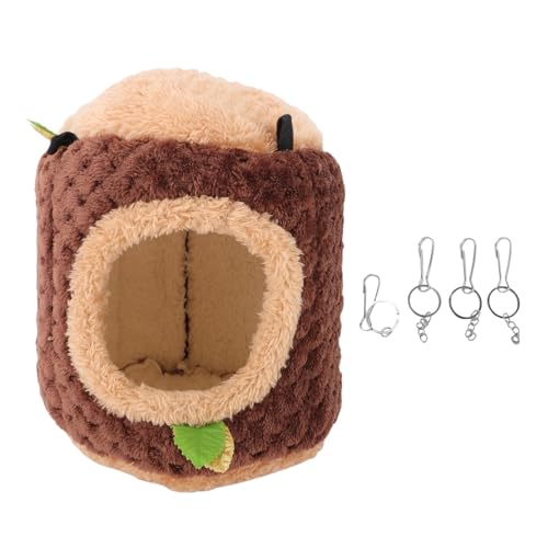 Tnfeeon Hamster Hängematte Weiches Bett Hängen Verstecktiere Käfig Halb Geschlossene Struktur Plüsch Haustier Haus für Meerschweinchen Ratte Chinchilla Schlaf und Spiel Tnfeeon Hamster Hängematte Weiches Bett Hängen Verstecktiere Käfig Halb Geschlossene Struktur Plüsch Haustier Haus für Meerschweinchen Ratte Chinchilla Schlaf und Spiel von Tnfeeon