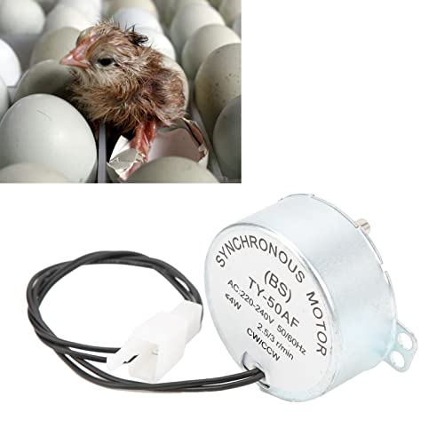 Tnfeeon Inkubatormotor, CW/CCW Dual Mode Egg Turner Motor Hühnereierwender Rotator Inkubator Motor(#1) von Tnfeeon