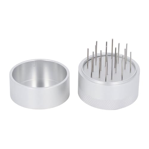 Tnfeeon Kaffee -Nadelverteiler Effektive Dispersion Edelstahl Handrührer für Home Office Silber (58MM) von Tnfeeon