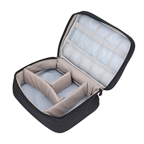 Tnfeeon Kaffeemaschine Aufbewahrungsbeutel Schutzstaub, Multifunktionales Reisetasche Zum Camping Draußen, Leinwand Schwarz, Passt auf Tragbare Kaffeemaschinen, Tragbare Milchbrüder von Tnfeeon