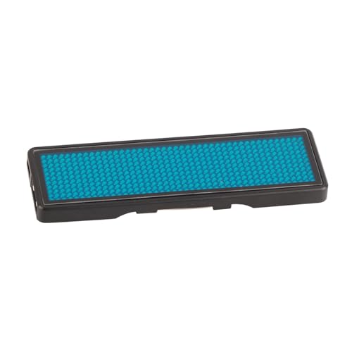 Tnfeeon LED -Name Scrolling -Tag 240mAh Badge Tag Display von Lithium Batterie für Hotels und Touristenattraktionen Abs Plastik Witz (BLUE) von Tnfeeon