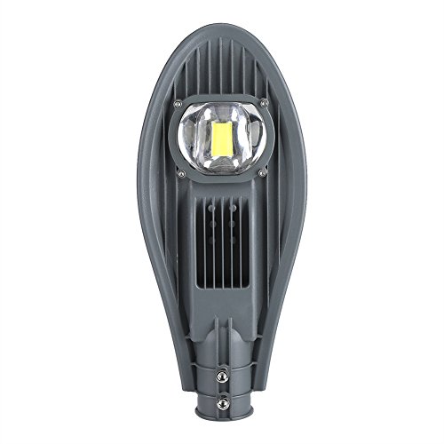 Tnfeeon LED Straßenlampe Straßenleuchte Wasserdicht IP65 Sicherheit Flutlicht Pfosten Lampe Tor Beleuchtung Lichter AC 85-265V für Outdoor Gehweg Garten(50W kühles Weiß) von Tnfeeon