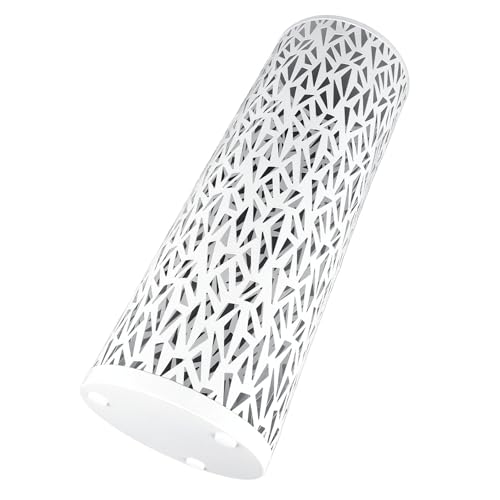 Tnfeeon Metall -Regenschirm -Standhalter Freistehender Runder Regenschirm -Aufbewahrungsorganisator Mülleimer mit Hohlem Design für Schnelle Trocknen (White #14) von Tnfeeon