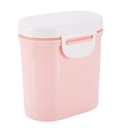 Tnfeeon Milchpulverspender Milchpulver-Aufbewahrungsbox Tragbarer Snack-Aufbewahrungsbehälter(Pink L.) von Tnfeeon