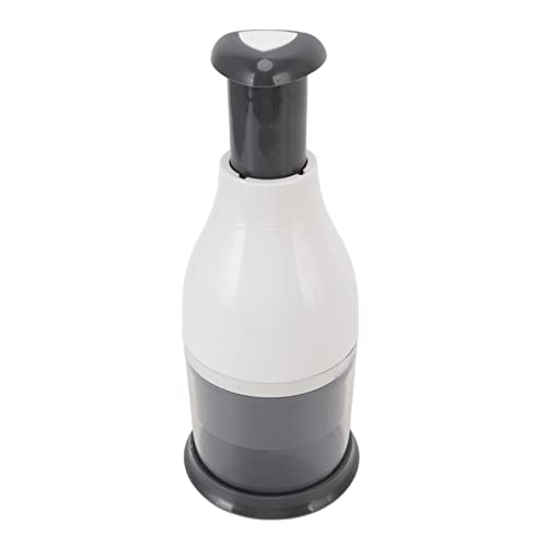 Tnfeeon Mini Chopper PP Manual Edelstahlmaterial Easy Mes Demontage für Zwiebelmuttern, Knoblauch, Hubschrauber für Lebensmittelliebhaber von Tnfeeon