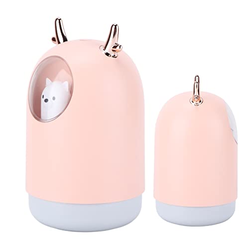 Tnfeeon Netter Luftbefeuchter Cool Mist Luftbefeuchter Büro Schlafzimmer Luftreiniger USB Verbunden Kawaii Luftbefeuchter(Rosa) von Tnfeeon