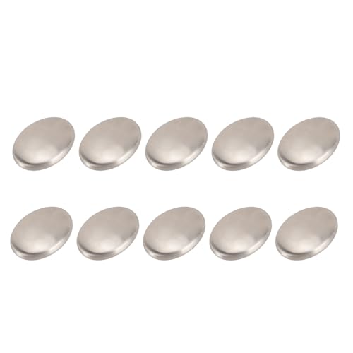 Tnfeeon Premium Edelstahl -Seifenstab Zur Effektiven Beseitigung von Gerüchen in Küchen und Arbeitsumgebungen [Anwendbarer Schritt: Schwere Arbeitnehmer] (10PCS) von Tnfeeon