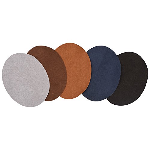 Reparatur Patches 10 Stück Oval Aufbügeln Patches Ellenbogen Knie Patches Dekorative Patches Reparaturset für Bekleidungsjeans von Tnfeeon