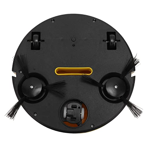 Tnfeeon Roboter-Staubsauger ABS-Material Netzkabel Wischmopp Multifunktionaler USB-Lade-Mini-Smart-Kehrroboter für Holzböden Fliesenteppich (Schwarz) von Tnfeeon