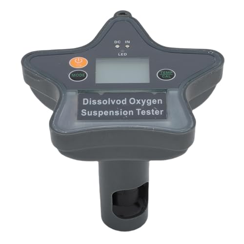 Tnfeeon Sauerstoffmessgerät, Gelöster Sauerstoffmesser Gelöst Sauerstofftester Unterstützung für IOS -Telefon -Wasserdichtungsmulti -Parameter für Wasserfischtank von Tnfeeon