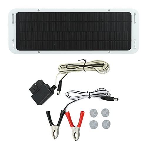 Tnfeeon Solarpanel 5 Watt 12 Volt, Hocheffizientes Monokristallines PV-Modul-Ladegerät für RV Marine Rooftop Farm Batterie und Andere Netzunabhängige Anwendungen von Tnfeeon