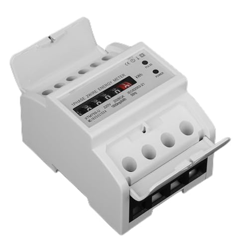 Tnfeeon Stromzähler Einphasig Digital CHP Counter-220 V Effizientes Energiemanagement (20(80) A) von Tnfeeon