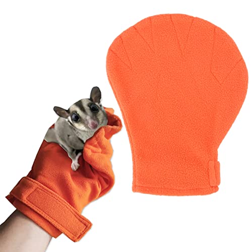 Tnfeeon Sugar Glider Bonding Mitt Anti Bite Pet Handling Handschuh Bissfestigkeit Kleintiere Bonding Calming Handschuh für Kleintiere Sugar Glider Igel von Tnfeeon