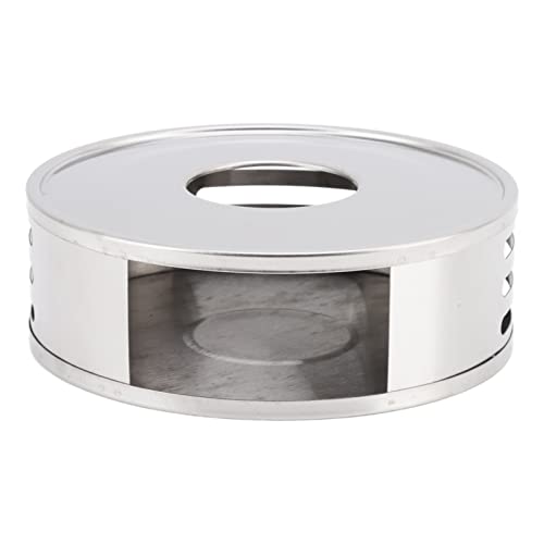 Tnfeeon Teekannen Kerzenheizung Elegant Hohles Design Edelstahl Teekannenwärmer für Tee -Set -Accessoires (Querloch) von Tnfeeon