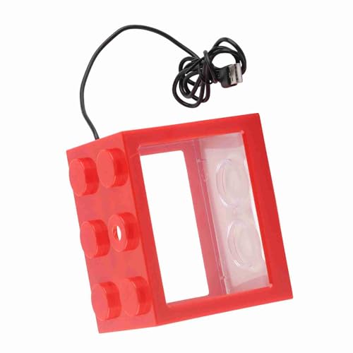Tnfeeon USB Mini Mini LED -Lampe ökologische Dekoration des Schönen Tee -Tischbüros für Wohnzimmer, Büro, Helle Beleuchtung (Rot) von Tnfeeon