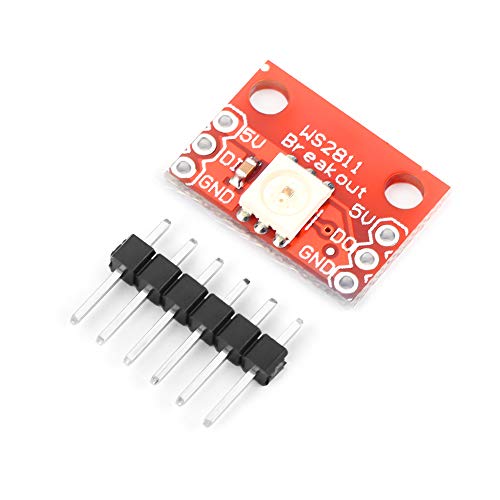 Tnfeeon WS2812 RVB 5050 Buranhat LED -Modul - Glas High und Colorado Bruchplatte für 5050 LED Ideal für Künstlerische Installationen und Paket 5 Ausstellungen von Tnfeeon