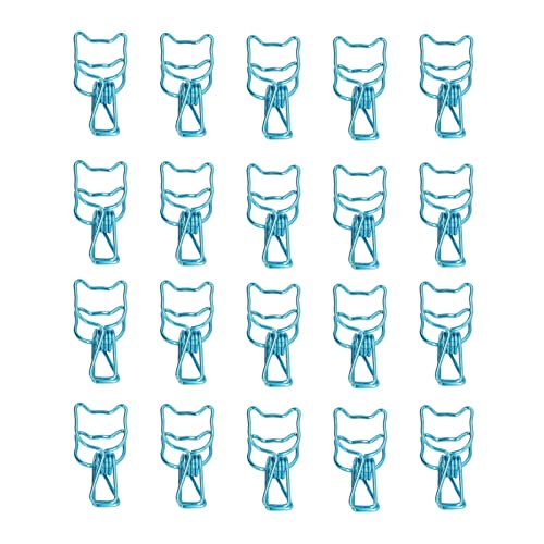Tnfeeon Wäschetrockner Clip, 20 Stück Multifunktionale Hohlfeder Clip Metallbinder Wäscheklammern für Outdoor Wäscheleine(Blau) von Tnfeeon