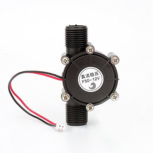 Wasserkraft Generator, 12 V DC Pipeline Hydro Wasserturbine Generator 10 Watt Mini Wasserpumpe Stabile Wasseraufladewerkzeug von Tnfeeon