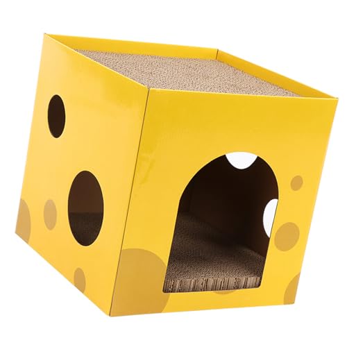 Versteck für Katzen, Kratzhaus für Katzen, Klauen aus Wellpapier, Schärfen, kratzfest, interessant zum Schlafen und Trainieren Versteck für Katzen, Kratzhaus für Katzen, Klauen aus Wellpapier, Schärfen, kratzfest, interessant zum Schlafen und Trainieren von Tnfeeon
