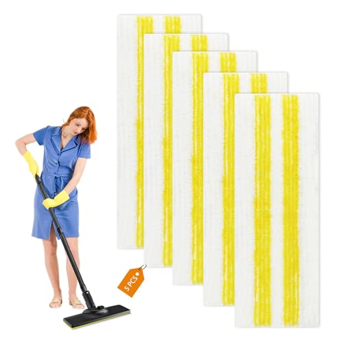 5 Stück Wischmopp Ersatzbezug für Kärcher Dampfreiniger Easyfix Set, für Kärcher Dampfreiniger EasyFix SC 1, SC 2, SC 3, SC 4, SC 5 Bodendüse Mikrofaser Mop Zubehör, für Reinigung Alle Bodenarten 5 Stück Wischmopp Ersatzbezug für Kärcher Dampfreiniger Easyfix Set, für Kärcher Dampfreiniger EasyFix SC 1, SC 2, SC 3, SC 4, SC 5 Bodendüse Mikrofaser Mop Zubehör, für Reinigung Alle Bodenarten von Tnhsvp