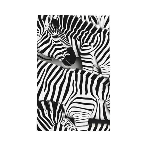 Zebra Küchen-Geschirrtücher, sehr saugfähig, Mehrzweck-Waffel-Geschirrtücher zum Kochen, Trocknen und Reinigen Zebra Küchen-Geschirrtücher, sehr saugfähig, Mehrzweck-Waffel-Geschirrtücher zum Kochen, Trocknen und Reinigen von Tnnutp