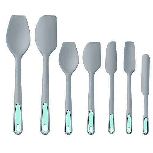To encounter Silicone Spatula, 7 Pieces Seamless Spatula Set, Nonstick Turner Spatulas for Baking, Cooking & Mixing, Dishwasher Safe von To encounter