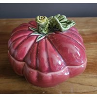 Olfaire Keramik Marmeladenglas/Zuckerdose in Tomatenform von ToBeTheBeeAndFlower