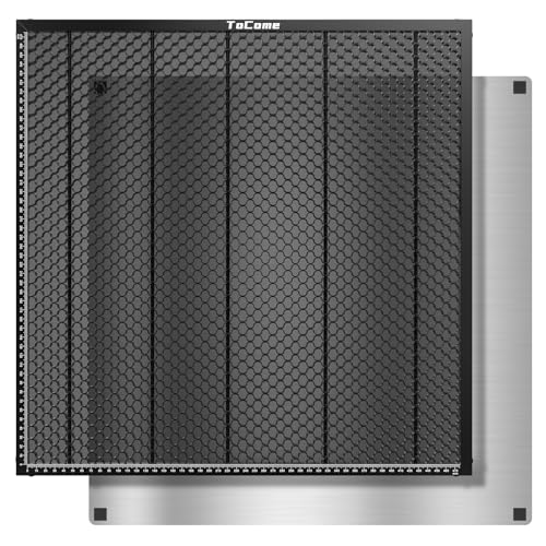Tocome 500 x 500mm Laser Wabentisch Stahl Honeycomb Waben Arbeitstisch 19.68” x19.68” Waben laser bett für der D1 D1 Pro Falcon 2 und den Meisten Laser Gravierer von ToCome