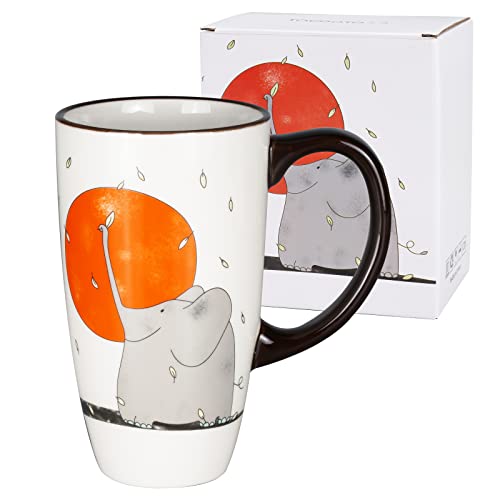 ToCooTo Keramik-Kaffeetasse, Porzellan, Neuheit, Elefant, Tasse für Tierliebhaber, 590 ml, große Teetasse, Geburtstagsgeschenke für Frauen, Männer, Mutter, Vater, Kind, Lehrer, Freund, Urlaub, Weiß von ToCooTo