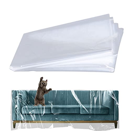 ToKinCen 1PC Transparente Sofa Staubschutzhüllen Kunststoff Wasserfeste Sofabezug Möbelhülle Couchhülle Staubschutz Folie Sofa Protector für Couch Sessel Möbel Renovierung, 200 x 300CM ToKinCen 1PC Transparente Sofa Staubschutzhüllen Kunststoff Wasserfeste Sofabezug Möbelhülle Couchhülle Staubschutz Folie Sofa Protector für Couch Sessel Möbel Renovierung, 200 x 300CM von ToKinCen