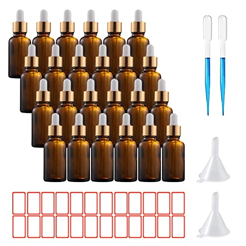 ToKinCen 24 X 30ml Pipettenflasche Bernsteinfarbene Glasflaschen Apothekerflasche mit Glaspipette, Tropfflasche aus Braunglas ToKinCen 24 X 30ml Pipettenflasche Bernsteinfarbene Glasflaschen Apothekerflasche mit Glaspipette, Tropfflasche aus Braunglas von ToKinCen