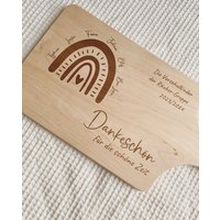 Holzbrett Personalisiert | Abschiedsgeschenk Kindergarten Schule Kita Schneidebrett Graviert von ToLeJu