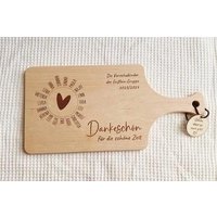 Personalisierte Geschenkidee Zur Verabschiedung | Holzbrett Mit Gravur Für Erzieherin, Lehrerin, Tagesmutter Personalisierte Geschenkidee Zur Verabschiedung | Holzbrett Mit Gravur Für Erzieherin, Lehrerin, Tagesmutter von ToLeJu