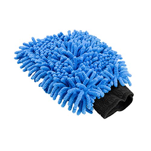 ToM PaR Waschhandschuh mit Chenille-Mikrofaser | Mikrofaser handschuh | Multifunktionaler reinigungshandschuh | Für Autopflege, Glas | Spiegelreinigung | Entfernt Insektenschmutz | Fensterreinigung von ToM PaR