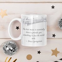 The Best Music Zitat-Bruce Springsteen Kaffeetasse The Best Music Zitat-Bruce Springsteen Kaffeetasse von ToYouFromSue