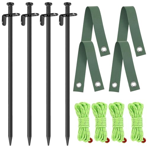 12 PCs Tree Stake Kit zum Ablagerungen jung Baumpfleger Kit Bree Staking Kit Bree Glattung Kit Praktische Baumpfahl Kit Schwerlaststake Stake Kit Tree Stake Kit zum Lehnen jung von Toaboa