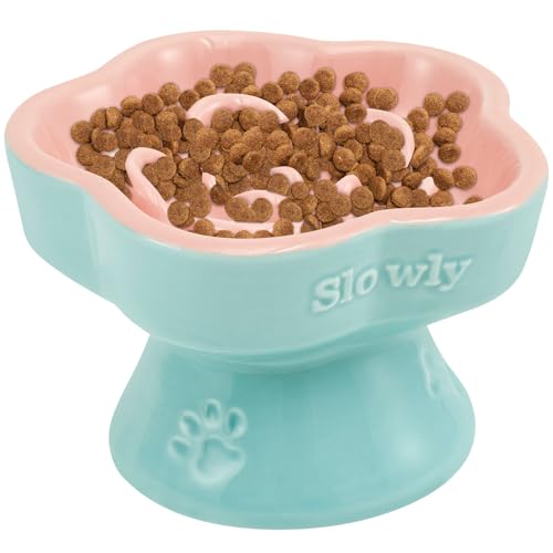 Anti Schling Napf Katze Keramik 14x9x10cm Slow Feeder Katze Nassfutter Stabil Sicher Antischlingnapf Große Hunde für Katzen Und Kleine Hunde Anti Schling Napf Katze Keramik 14x9x10cm Slow Feeder Katze Nassfutter Stabil Sicher Antischlingnapf Große Hunde für Katzen Und Kleine Hunde von Toaboa