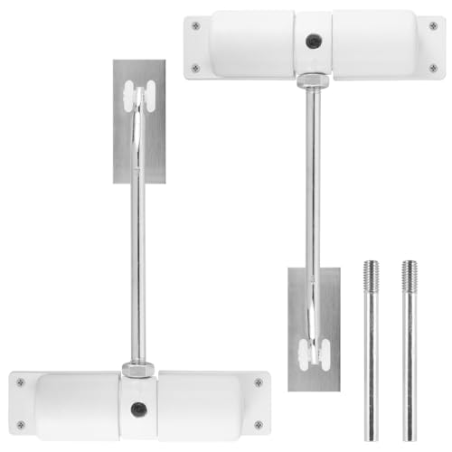 Federbelasteter Türschließer Metall Automatischer Türschließer Innentür Einstellbar Rostschutz Türschliesser Innentüren für Zuhause, Büro, Schlafzimmer (2pcs) von Toaboa