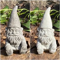Handgemachte Gartenzwerg Zement Statue von ToadStoolHome
